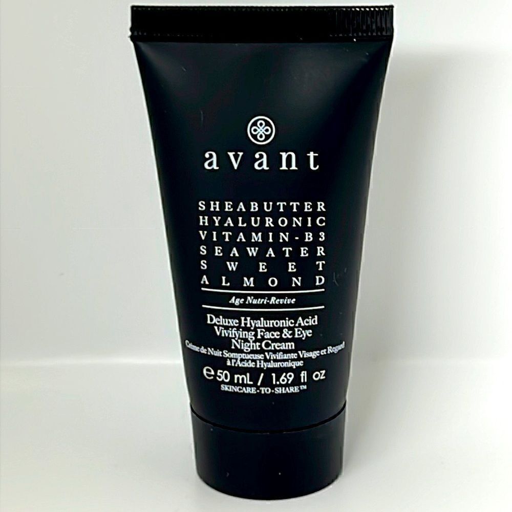 $50🌟 AVANT Deluxe Hyaluronic Acid Vivifying Face & Eye Night Cream